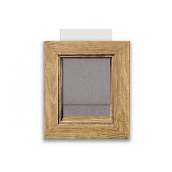 Outdoor Enclosed Combo Board, 48"x36", Bronze Frame/Blue & Surf